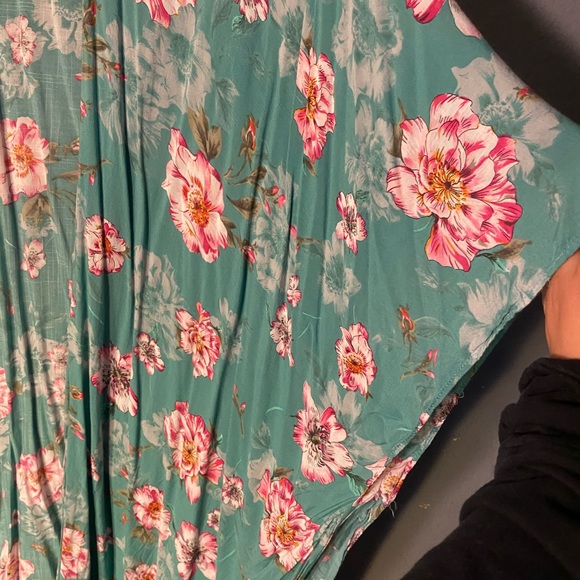 TORRID OVERSIZED HAWAIIAN STYLE CARDIGAN - Picture 4 of 7